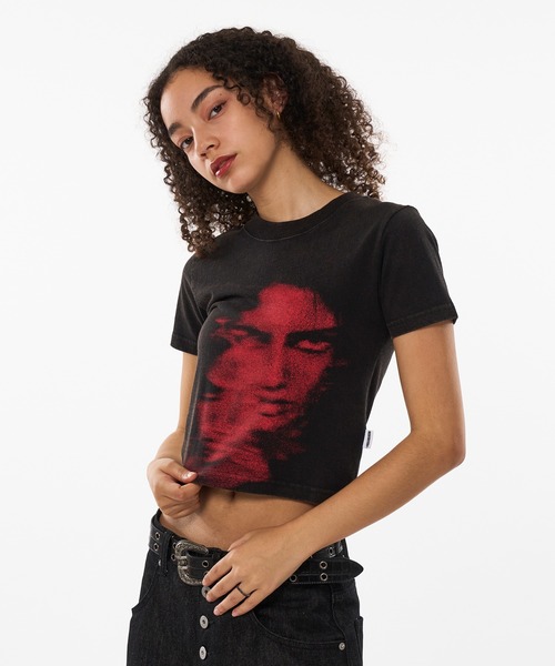 WISH FOR EVER（ウィッシュフォーエバー）の「DOUBLE FACE PICHI & TIGHT SHORT T/ダブルフェイスピチ＆タイトショートT（Tシャツ/カットソー・メンズ・ブラック/グレー/ネイビー/レッド・MEDIUM/LARGE/SMALL/X-SMALL）」の18枚目の写真