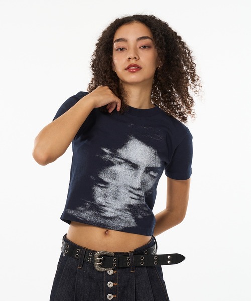 WISH FOR EVER(ウィッシュフォーエバー)の「DOUBLE FACE PICHI & TIGHT SHORT T/ダブルフェイスピチ&タイトショートT(Tシャツ/カットソー・メンズ・ブラック/グレー/ネイビー/レッド/ブラウン/ダークオリーブ・MEDIUM/LARGE/SMALL/X-SMALL)」の14枚目の写真