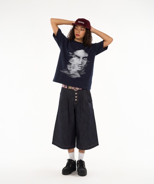 WISH FOR EVER（ウィッシュフォーエバー）の「DOUBLE FACE PICHI & TIGHT SHORT T/ダブルフェイスピチ＆タイトショートT（Tシャツ/カットソー・メンズ・ブラック/グレー/ネイビー/レッド・MEDIUM/LARGE/SMALL/X-SMALL）」の12枚目の写真