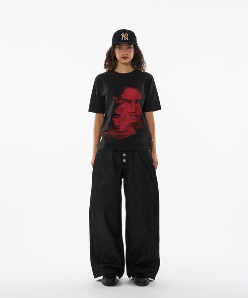 WISH FOR EVER（ウィッシュフォーエバー）の「DOUBLE FACE PICHI & TIGHT SHORT T/ダブルフェイスピチ＆タイトショートT（Tシャツ/カットソー・メンズ・ブラック/グレー/ネイビー/レッド・MEDIUM/LARGE/SMALL/X-SMALL）」の10枚目の写真