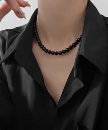 aremoi（アレモイ）の「【aremoi / アレモイ】ブラックビーズネックレス（ネックレス）」