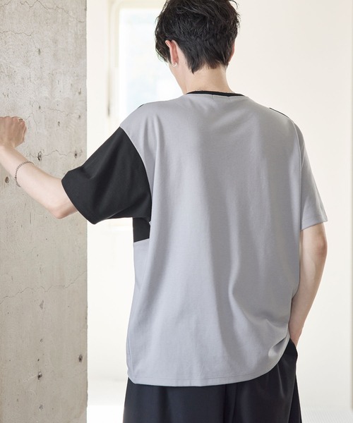 ASTRONOMY(アストロノミー)の「Buyer’s Select/CROSS CUT Tシャツ(Tシャツ/カットソー・メンズ・グレー系/ネイビー系/ベージュ系・M/L)」の5枚目の写真