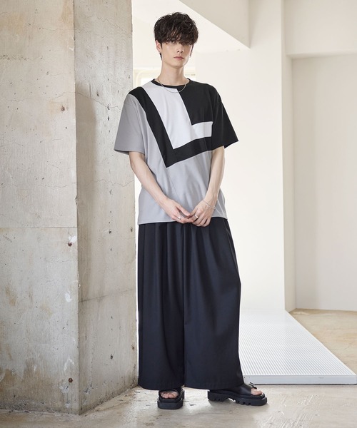 ASTRONOMY(アストロノミー)の「Buyer’s Select/CROSS CUT Tシャツ(Tシャツ/カットソー・メンズ・グレー系/ネイビー系/ベージュ系・M/L)」の9枚目の写真