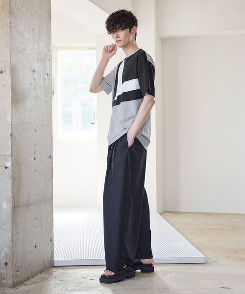 ASTRONOMY(アストロノミー)の「Buyer’s Select/CROSS CUT Tシャツ(Tシャツ/カットソー・メンズ・グレー系/ネイビー系/ベージュ系・M/L)」の12枚目の写真