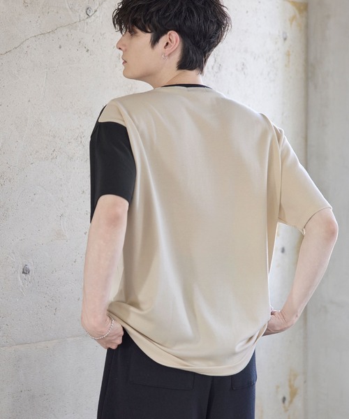 ASTRONOMY(アストロノミー)の「Buyer’s Select/CROSS CUT Tシャツ(Tシャツ/カットソー・メンズ・グレー系/ネイビー系/ベージュ系・M/L)」の14枚目の写真