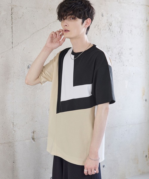 ASTRONOMY(アストロノミー)の「Buyer’s Select/CROSS CUT Tシャツ(Tシャツ/カットソー・メンズ・グレー系/ネイビー系/ベージュ系・M/L)」の16枚目の写真