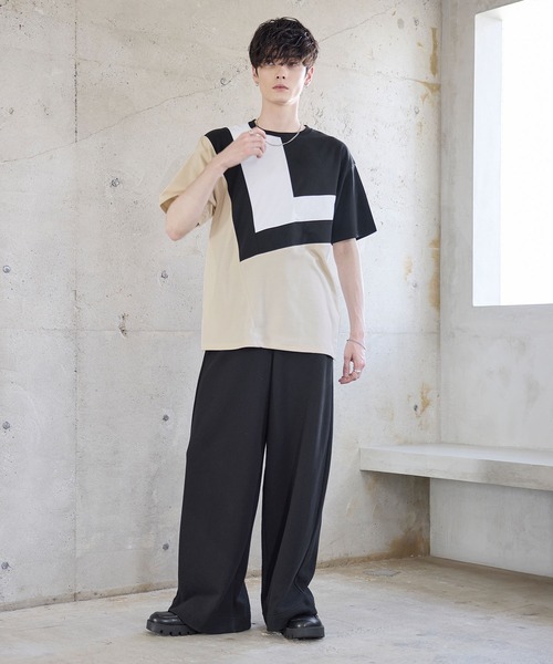 ASTRONOMY(アストロノミー)の「Buyer’s Select/CROSS CUT Tシャツ(Tシャツ/カットソー・メンズ・グレー系/ネイビー系/ベージュ系・M/L)」の18枚目の写真