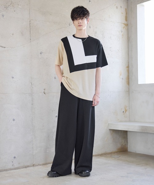 ASTRONOMY(アストロノミー)の「Buyer’s Select/CROSS CUT Tシャツ(Tシャツ/カットソー・メンズ・グレー系/ネイビー系/ベージュ系・M/L)」の19枚目の写真