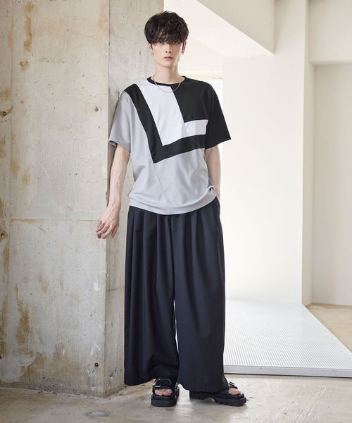 ASTRONOMY(アストロノミー)の「Buyer’s Select/CROSS CUT Tシャツ(Tシャツ/カットソー・メンズ・グレー系/ネイビー系/ベージュ系・M/L)」の13枚目の写真