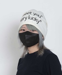 SVEC（シュベック）の「スウェット地メッセージルーズワッチキャップ（ニットキャップ/ビーニー）」