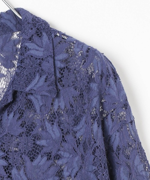 PAGEBOY(ページボーイ)の「WEB限定アイテム/レースカイキンシャツ (半袖)(シャツ/ブラウス・レディース・オフホワイト/ブラック/モカ/ネイビー系1/イエロー系その他/グレイッシュベージュ/レッド/ブラウン・FREE)」の19枚目の写真