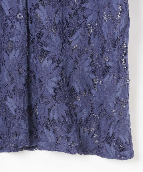 PAGEBOY(ページボーイ)の「WEB限定アイテム/レースカイキンシャツ (半袖)(シャツ/ブラウス・レディース・オフホワイト/ブラック/モカ/ネイビー系1/イエロー系その他/グレイッシュベージュ/レッド/ブラウン・FREE)」の18枚目の写真