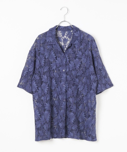 PAGEBOY(ページボーイ)の「WEB限定アイテム/レースカイキンシャツ (半袖)(シャツ/ブラウス・レディース・オフホワイト/ブラック/モカ/ネイビー系1/イエロー系その他/グレイッシュベージュ/レッド/ブラウン・FREE)」の17枚目の写真