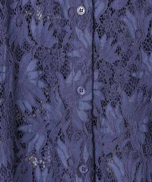 PAGEBOY(ページボーイ)の「WEB限定アイテム/レースカイキンシャツ (半袖)(シャツ/ブラウス・レディース・オフホワイト/ブラック/モカ/ネイビー系1/イエロー系その他/グレイッシュベージュ/レッド/ブラウン・FREE)」の16枚目の写真