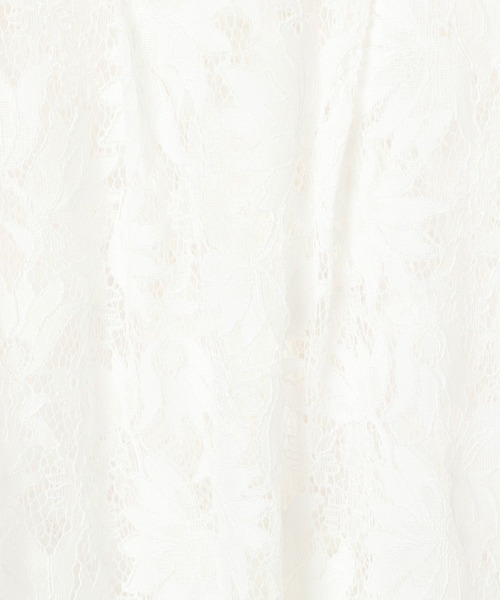 PAGEBOY(ページボーイ)の「WEB限定アイテム/レースカイキンシャツ (半袖)(シャツ/ブラウス・レディース・オフホワイト/ブラック/モカ/ネイビー系1/イエロー系その他/グレイッシュベージュ/レッド/ブラウン・FREE)」の10枚目の写真
