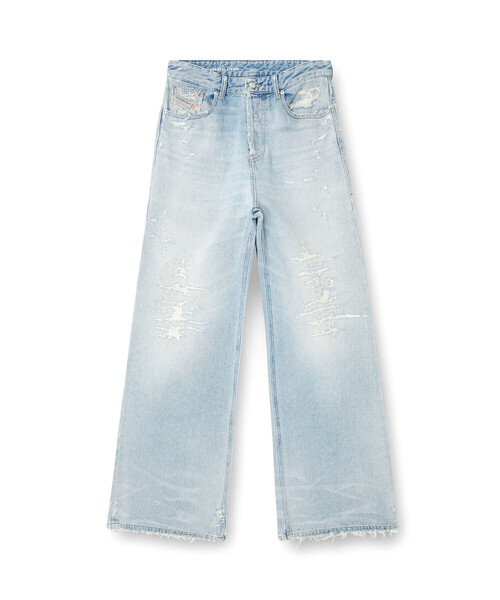 [美麗品]DIESEL D-Sire 28インチ　デニム　ブルー　ワイド 美麗品]DIESEL D-Sire 28インチ デニム ブルー ワイド 美麗品]DIESEL D
