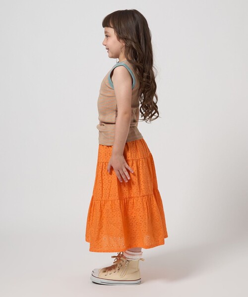 green label relaxing（グリーンレーベルリラクシング）の「【別注】＜Robert P. Miller＞タンクトップ / キッズ  100cm-130cm（タンクトップ・キッズ・ダークオレンジ/ライトピンク/オレンジ・130cm/120cm/100cm/110cm）」の8枚目の写真