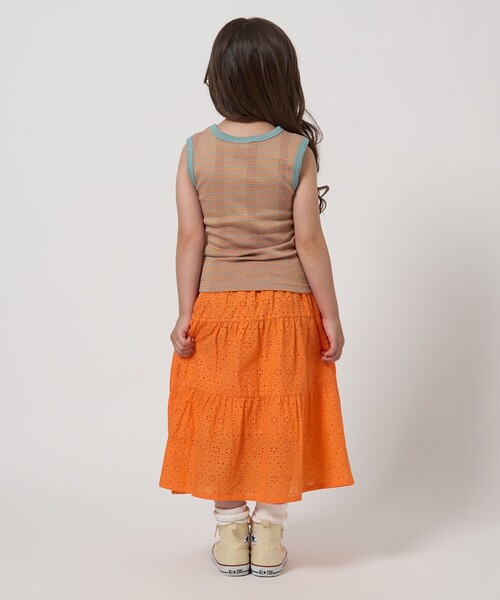 green label relaxing（グリーンレーベルリラクシング）の「【別注】＜Robert P. Miller＞タンクトップ / キッズ  100cm-130cm（タンクトップ・キッズ・ダークオレンジ/ライトピンク/オレンジ・130cm/120cm/100cm/110cm）」の9枚目の写真