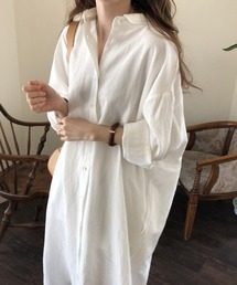 Per sist ence（パーシエンス）の「楊柳シャツワンピース（シャツワンピース）」