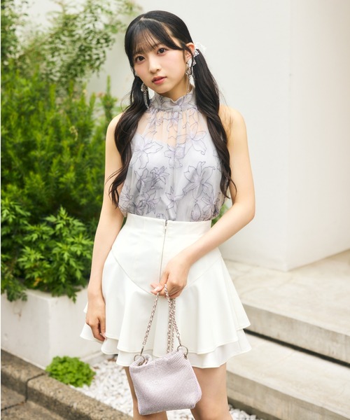 セール】【AKB48 秋山由奈さん着用】レイヤードヘムコルセット