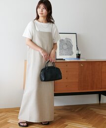 【WEB限定】リネンライクキャミワンピース