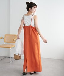 【WEB限定】リネンライクキャミワンピース