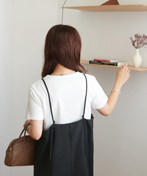 DISCOAT(ディスコート)の「【WEB限定】リネンライクキャミワンピース(ワンピース・レディース・ブラック/グレー/モカ/グレイッシュベージュ/オレンジ/サンドベージュ/ダークグレー・FREE)」の16枚目の写真