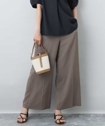 MK MICHEL KLEIN | センタープレス入りストレートワイドパンツ/UVカット/接触冷感/速乾/洗える(その他パンツ)