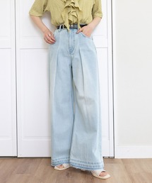 RAGEBLUE | ヴィンテージライク/オーバーダイワイドデニムパンツ(デニムパンツ)