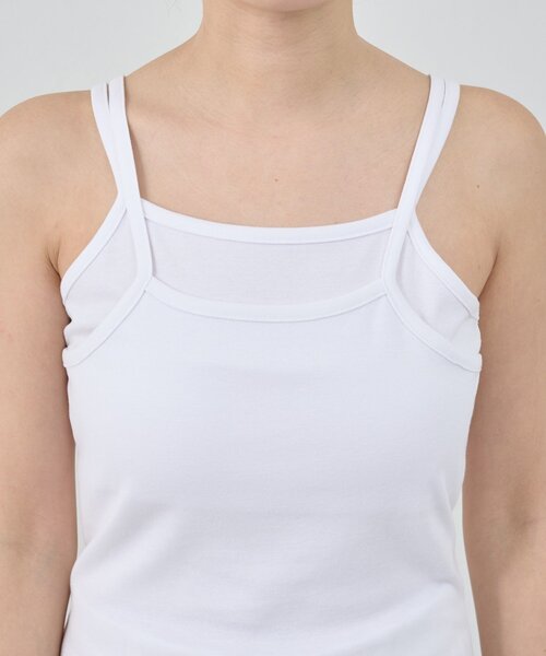 SHENERY(シーナリー)の「ダブルストラップキャミソール(キャミソール・レディース・ベージュ系その他2/オフホワイト・FREE)」の21枚目の写真