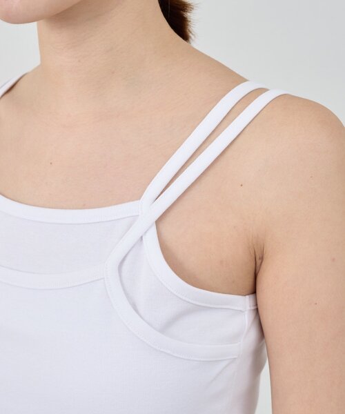 SHENERY(シーナリー)の「ダブルストラップキャミソール(キャミソール・レディース・ベージュ系その他2/オフホワイト・FREE)」の13枚目の写真