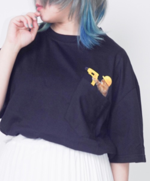 Bling Leads(ブリングリーズ)の「Z)【BLINGLEADS】ABM21503 CAT MEME TEE(Tシャツ/カットソー・メンズ・その他/その他1/その他2・MEDIUM/LARGE)」の9枚目の写真