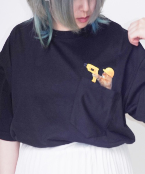 Bling Leads(ブリングリーズ)の「Z)【BLINGLEADS】ABM21503 CAT MEME TEE(Tシャツ/カットソー・メンズ・その他/その他1/その他2・MEDIUM/LARGE)」の10枚目の写真