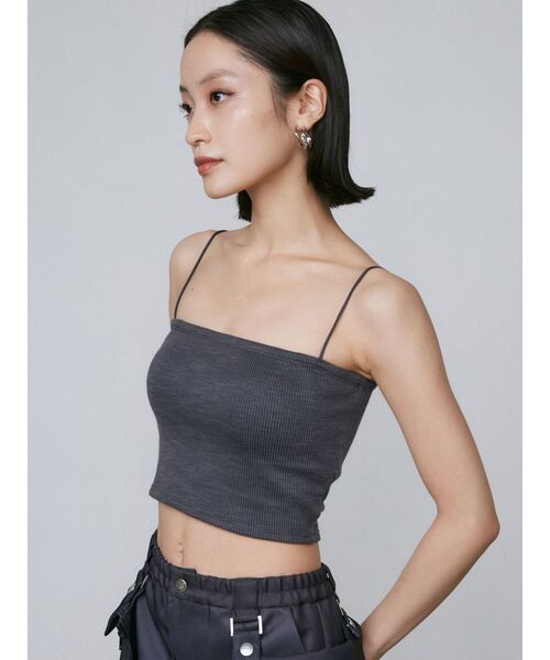 EMODA（エモダ）の「ボックスキャミソール（キャミソール・レディース・ホワイト/ブラック/グレー・FREE）」の7枚目の写真