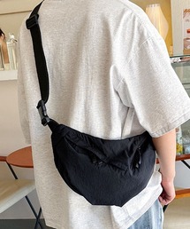 ソフトナイロン ラウンド ミニ ショルダーバッグ