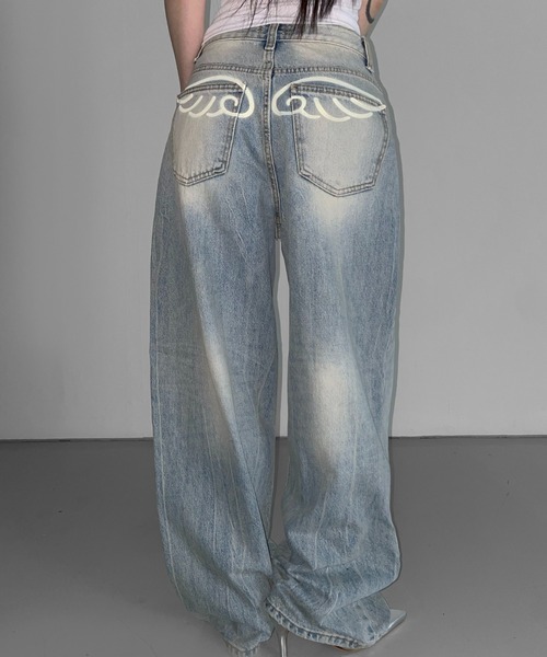 THEAIRTOWN(ジエアタウン)の「place good denim pt(デニムパンツ・レディース・ブルー・MEDIUM/SMALL)」の1枚目の写真
