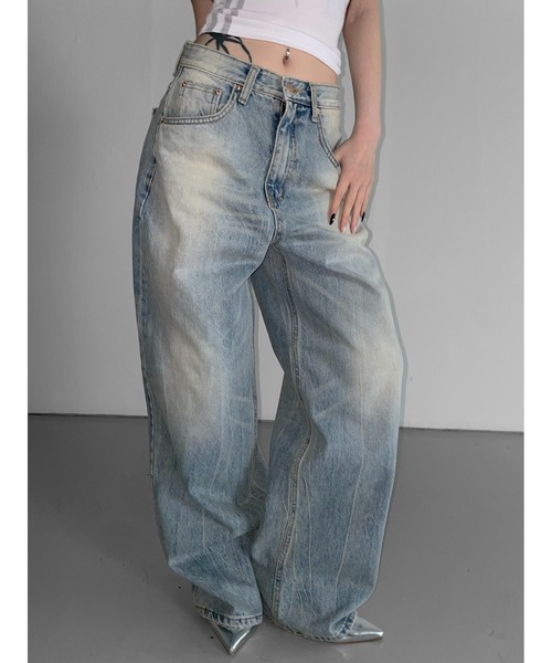 THEAIRTOWN(ジエアタウン)の「place good denim pt(デニムパンツ・レディース・ブルー・MEDIUM/SMALL)」の11枚目の写真