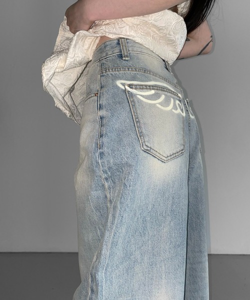 THEAIRTOWN(ジエアタウン)の「place good denim pt(デニムパンツ・レディース・ブルー・MEDIUM/SMALL)」の4枚目の写真