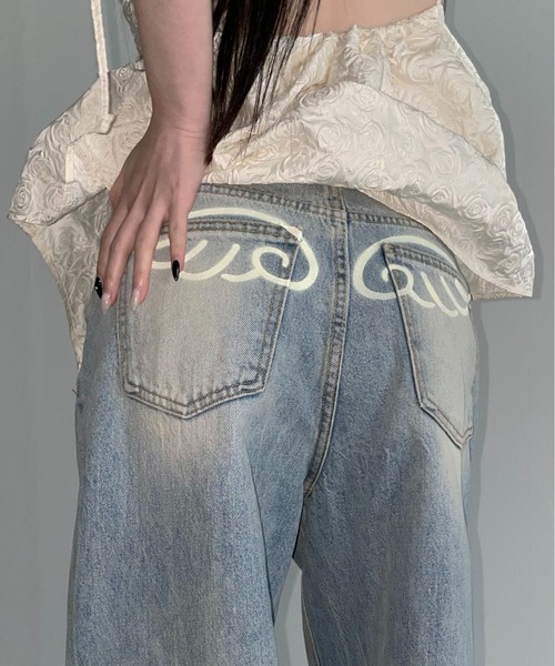 THEAIRTOWN(ジエアタウン)の「place good denim pt(デニムパンツ・レディース・ブルー・MEDIUM/SMALL)」の2枚目の写真