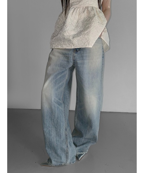 THEAIRTOWN(ジエアタウン)の「place good denim pt(デニムパンツ・レディース・ブルー・MEDIUM/SMALL)」の5枚目の写真