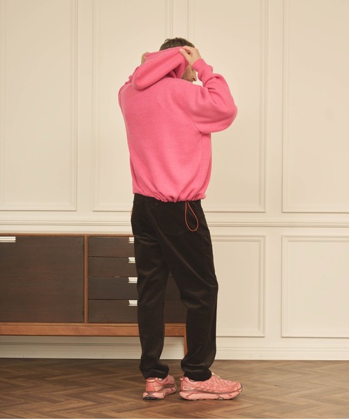 Kelen(ケレン)の「「KELEN MENS / ケレン メンズ」COLOR KNIT HOODIE(パーカー・メンズ・ブラック/ブラウン/ピンク/グリーン・40/38)」の7枚目の写真