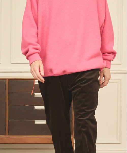 Kelen(ケレン)の「「KELEN MENS / ケレン メンズ」COLOR KNIT HOODIE(パーカー・メンズ・ブラック/ブラウン/ピンク/グリーン・40/38)」の9枚目の写真