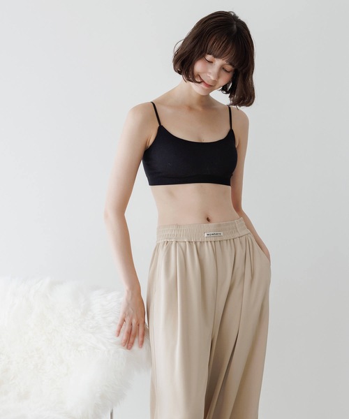 BAMBI WATER（バンビウォーター）の「【昼夜兼用】ノンワイヤーなのにホールド力抜群 外出時もおうちでも 1日中使える ナイトブラ (バンドゥ) セットアップ可能（ナイトブラ・レディース・グレイッシュベージュ/ブラック・XL/L/M/S）」の10枚目の写真