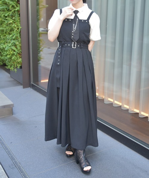 アクシーズ　ジャンスカ スタッズジャンスカ（ジャンパースカート）｜axes femme
