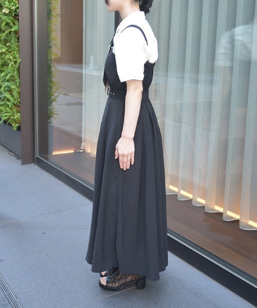 セール】スタッズジャンスカ（ジャンパースカート）｜axes femme