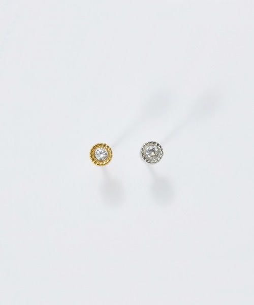 Phoebe(フィービィー)の「【金属アレルギー対応】プチシャイニングピアス(片耳)/サージカルステンレス(ピアス(片耳用)・レディース・シルバー/イエローゴールド・FREE)」の14枚目の写真