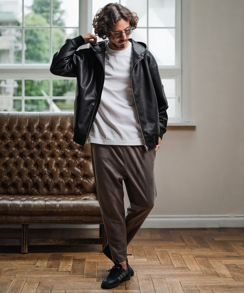 Magine(マージン)の「mj10909-Synthetic Leather Hooded Blouson フーデットブルゾン(ブルゾン・メンズ・ブラック/シルバー・48/46/44)」の21枚目の写真