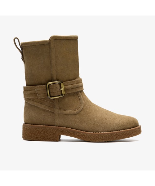 Clarks(クラークス)の「Nella Mid / ネラミッド(ダークサンドスエード)(ブーツ・レディース・ブラウン・UK3/UK3.5/UK4/UK4.5/UK5/UK5.5/UK6)」の2枚目の写真