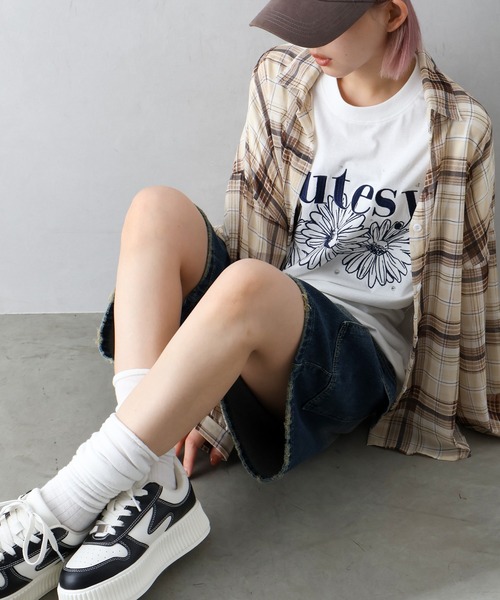 SpRay(スプレイ)の「デニムカーゴハーフパンツ(カーゴパンツ・レディース・ブラック/ダークブルー・SMALL/MEDIUM)」の18枚目の写真