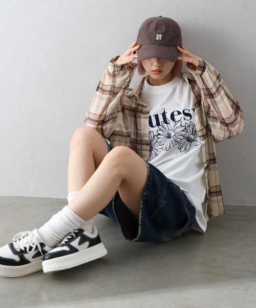 SpRay(スプレイ)の「デニムカーゴハーフパンツ(カーゴパンツ・レディース・ブラック/ダークブルー・SMALL/MEDIUM)」の20枚目の写真